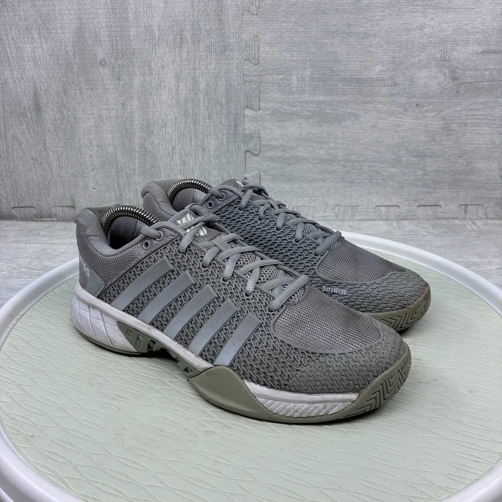 K-Swiss Express Light Pickleball Shoes Women's 9.5 Gray Athletic 96563-072-M